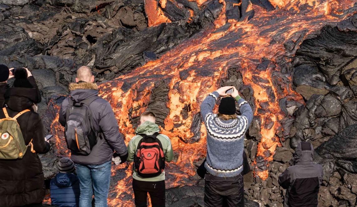 Live-Bilder von Vulkan in Island - Kleine Kinderzeitung