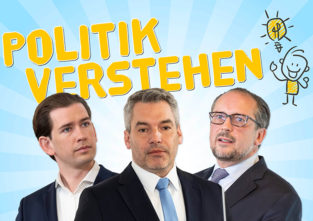 (von links nach rechts) Sebastian Kurz, Karl Nehammer und Alexander Schallenberg