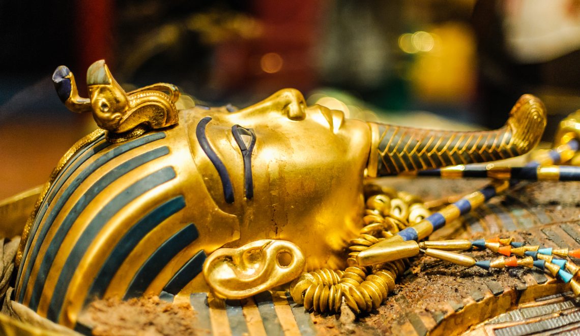 Die goldene Maske des Pharaos Tutanchamun