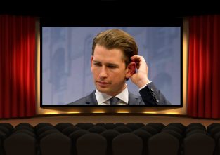 Bald wird Sebastian Kurz auf der großen Leinwand zu sehen sein - das sorgt auch für Kritik