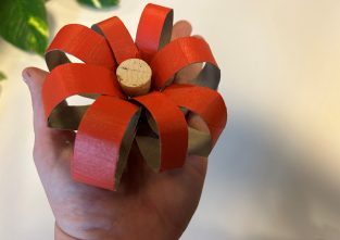 So sieht der Halloweenkürbis aus, wenn er fertig ist