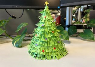 Ein echter Hingucker: unser Christbaum