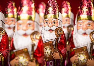 Schokonikolos werden im Advent gerne verschenkt