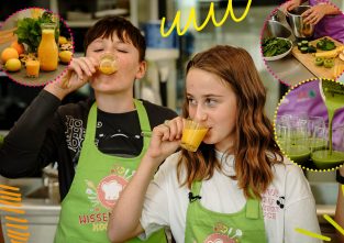 Hust, Schnief, Schneuz: Unsere Kinderreporter stärken mit gesunden Fruchtsäften ihre Abwehrkräfte