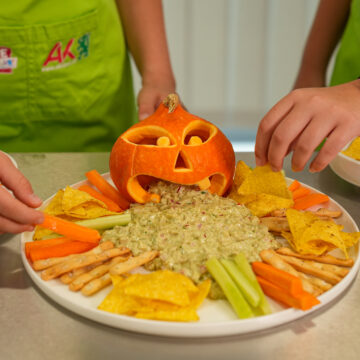 Ein gruseliger Kürbis