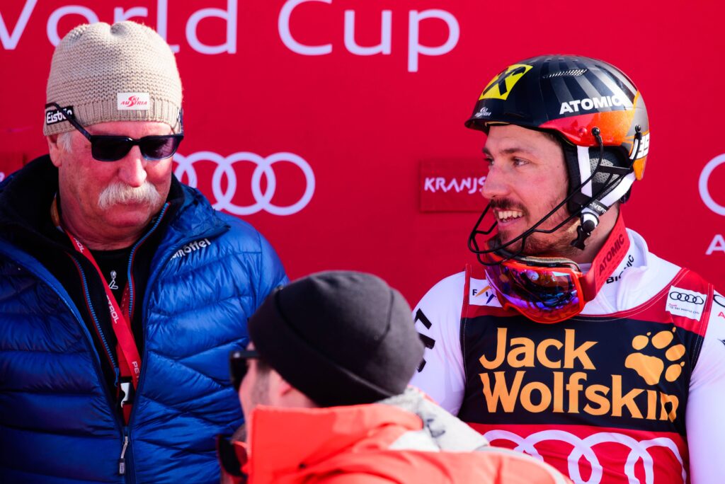 Papa Ferdinand Hirscher (links) war von Anfang an der Trainer seines Sohnes Marcel.