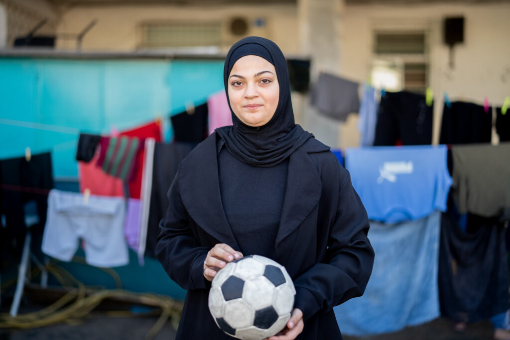 Wenn Zahraa erwachsen ist, möchte sie als Krankenpflegerin arbeiten