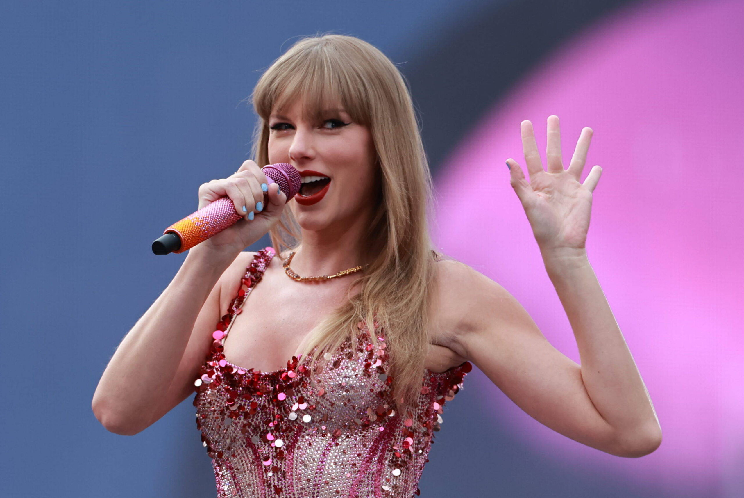 Taylor Swift bei einem Auftritt während der "The Eras Tour"