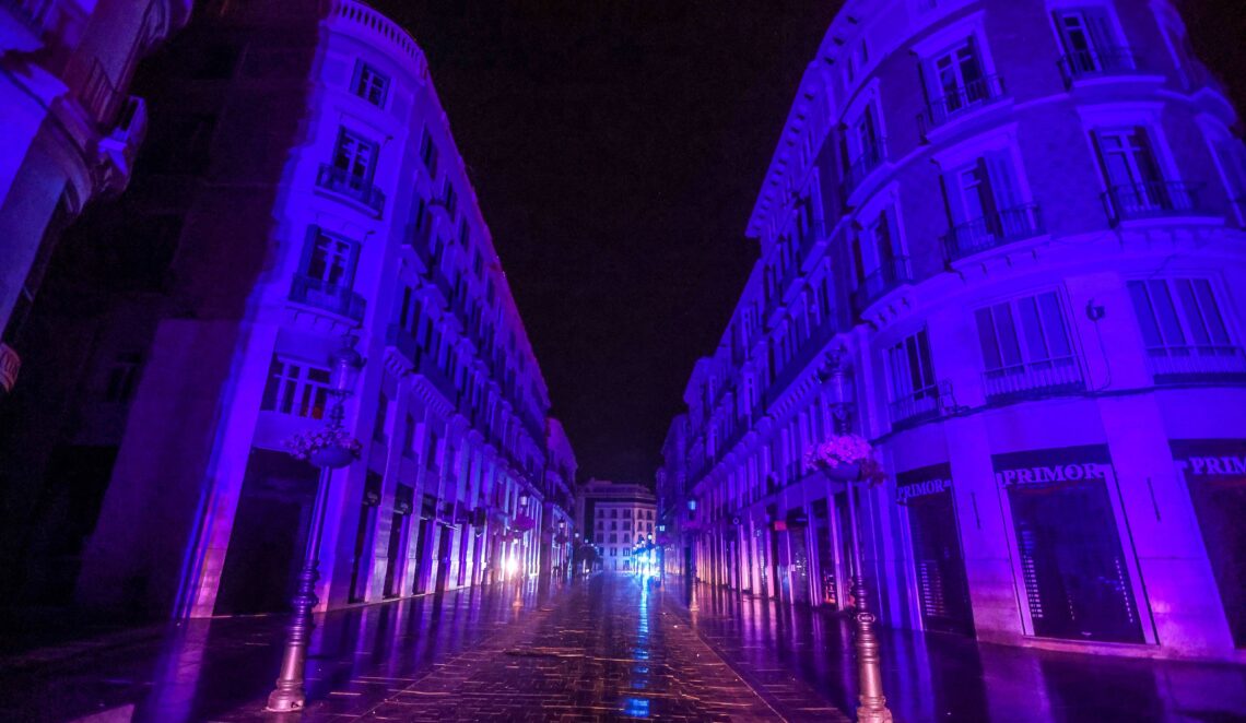 Licht aus: In der spanischen Stadt Malaga war es finster