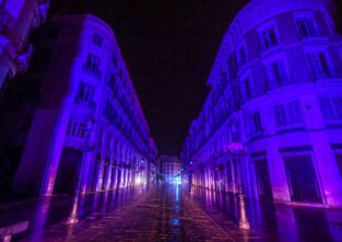 Licht aus: In der spanischen Stadt Malaga war es finster