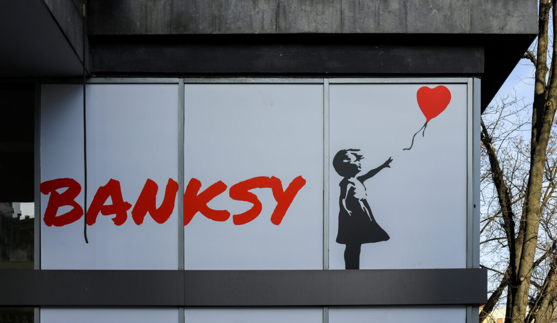 Auf einmal sind sie da! Kunstwerke von Banksy tauchen immer wieder an verschiedenen Orten auf