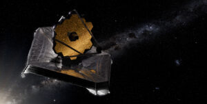 So sieht das James-Webb-Weltraumteleskop aus. Damit wollen die Wissenschaftler die Wolke Eos genauer unter die Lupe nehmen (Adobe Stock/ Herbie)