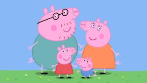 Familie Wutz: Papa, Mama, Peppa und Schorsch - und jetzt kommt Evie dazu (Imago/ Capital Picutres)