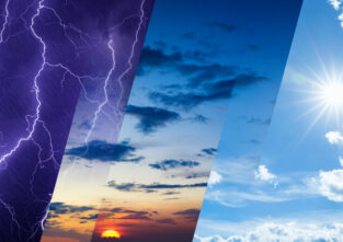 Sommerwetter: Hitze und Gewitter