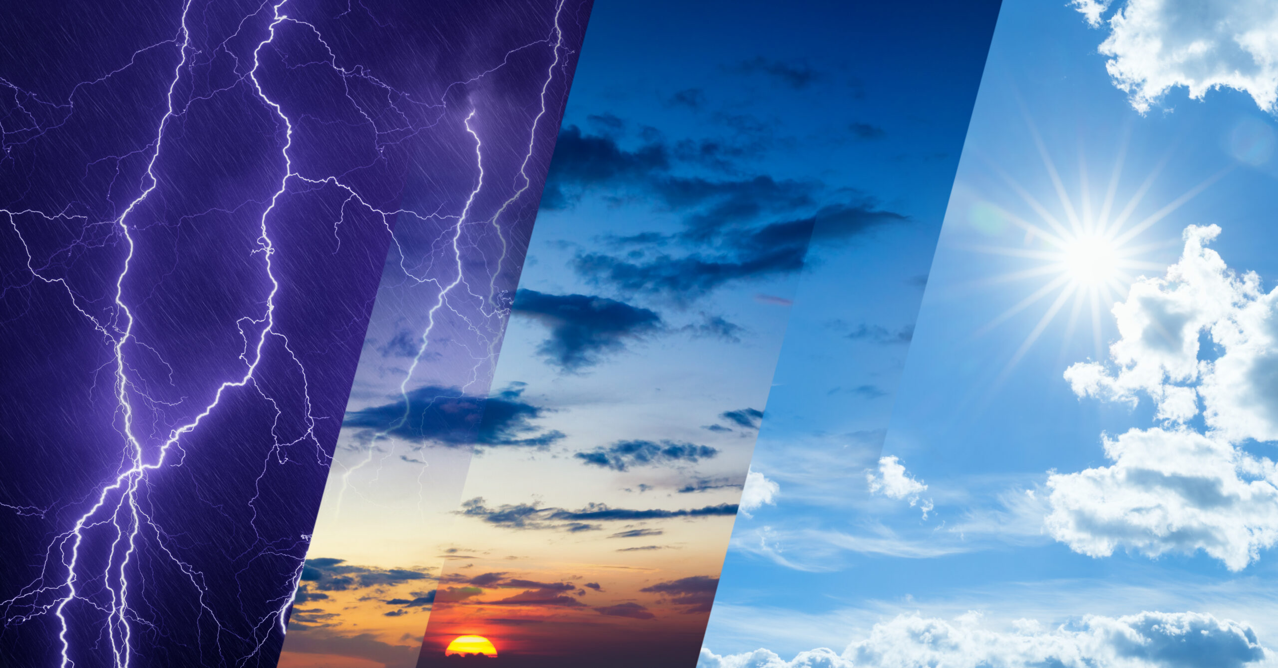 Sommerwetter: Hitze und Gewitter