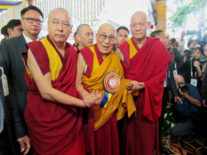 Der Dalai Lama bei den Feiern zu seinem Geburtstag (Imago/Kyodo News)