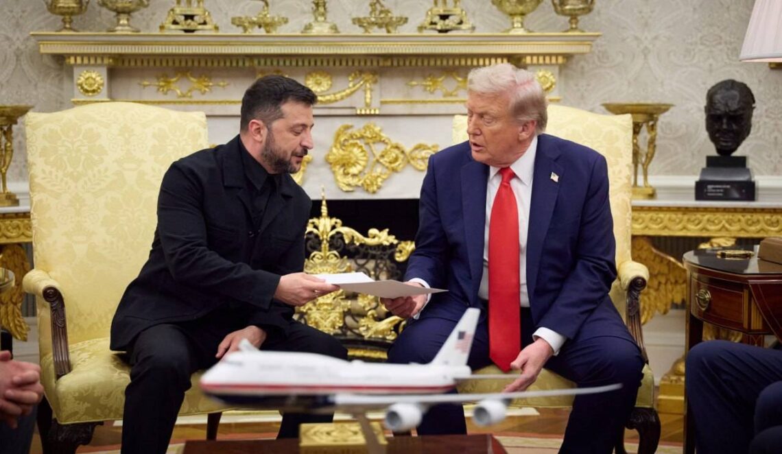 Wolodymyr Selenskyj und Donald Trump haben sich diese Woche getroffen