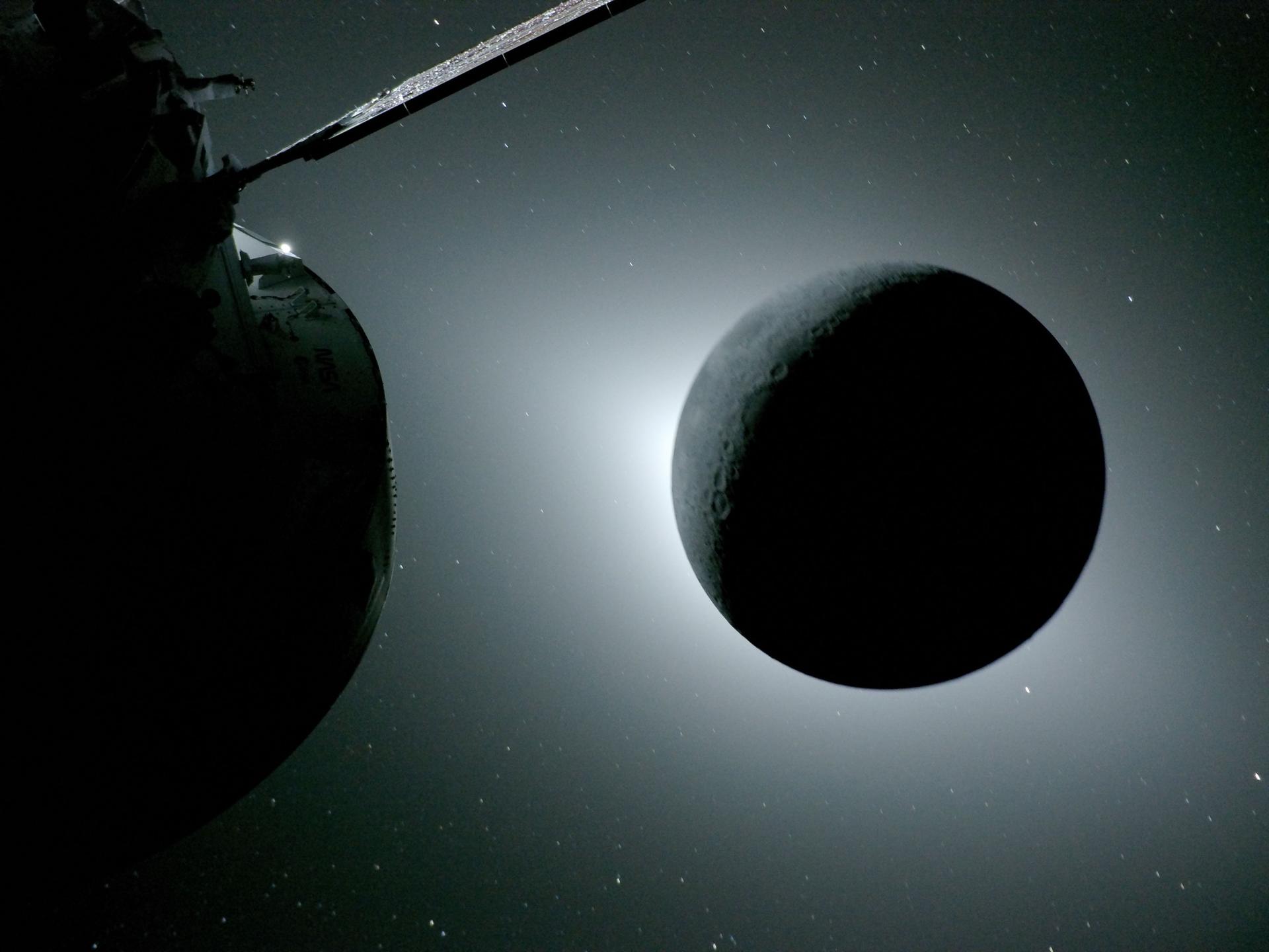 What lies beyond the Moon